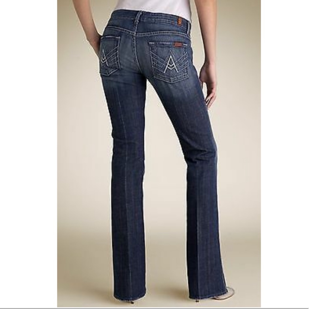 7 For All Mankind Indigo Flare Jeans